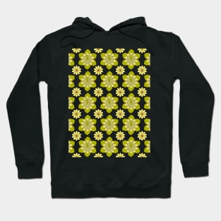 Abstract stylized floral seamless pattern Hoodie